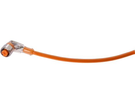 Kabel połączeniowy, 5m, M12 żeński (gniazdo) 4pin kątowy, Końcówka wolna, 4x0,25mm, PVC, VK50A039