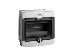 Rozdzielnica modułowa 1x6 natynkowa IP65 drzwi przeźroczyste PHS