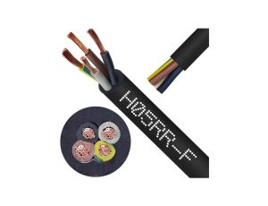 Przewód w gumie H05RR-F / OW 4x4 300/500V Elektrokabel /100m/