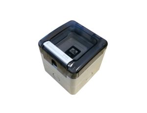 Gniazdo hermetyczne, szczelne 1x RJ45, IP66 natynkowe (niewyposażone) OS001IP