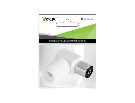 Gniazdo antenowe kątowe HQ Vayox PAK. - 100szt.