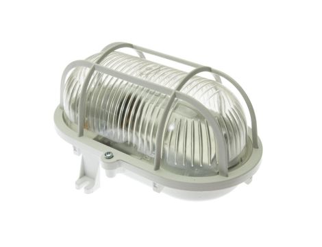 Oprawa kanałowa OWAL 60 E27 z siatką plastikową, klosz z poliwęglanu IP44 D.3151P