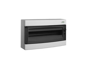 Rozdzielnica modułowa 1x18 natynkowa IP40 drzwi przeźroczyste PNS