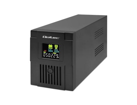 Qoltec Zasilacz awaryjny UPS Line Interactive Monolith 2000VA 1200W LCD USB RJ45