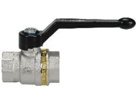 Zawór kulowy G 1 1/4 GW, PN25 mosiądz niklowany, PTFE