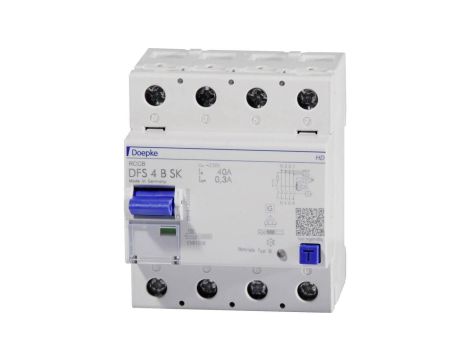 WYŁĄCZNIK DFS4 025-4/0,03-B SK RÓŻNICOWO-PRĄDOWY 3-FAZOWY 72124998