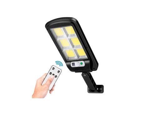 Lampa solarna LED SUNARI FLS-01 6*COB PIR 10W 800lm 6000K 2400mAh Li-Ion + pilot Forever Light RTV100322