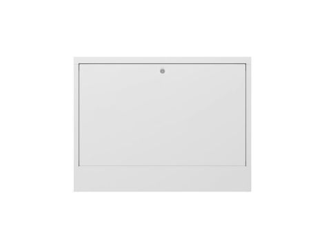 Szafka natynkowa ORN-4 do montażu rozdzielacza hydraulicznego na 10 obwodów grzewczych 760x121x580mm biała