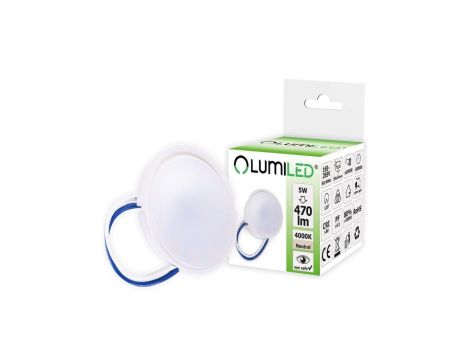 Wkład do Opraw LED Moduł INSERT Mleczny 5W = 50W 120 470lm 4000K Neutralna LUMILED