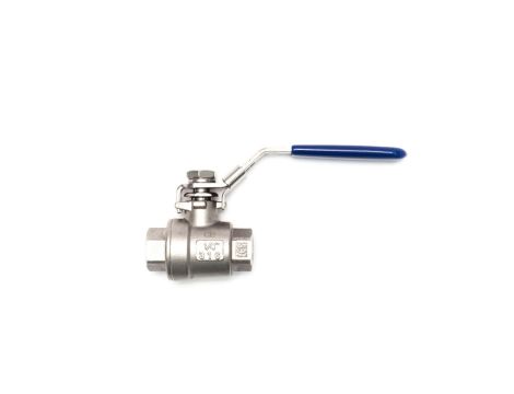 Zawór kulowy gwintowany Flowmatik R 1 GW PN63, 2-elementowy z blokadą, stal nierdzewna 316, PTFE