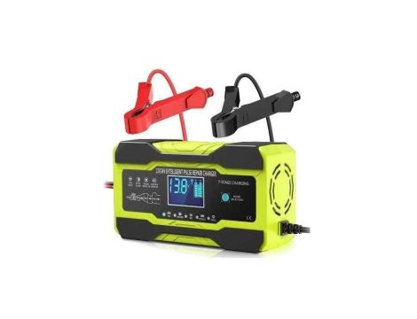 Prostownik automatyczny Compact do akumulatorów 12V/24V 5/10A z wyświetlaczem LCD KraftiDele