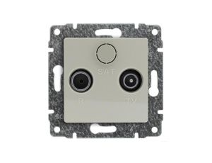 VENA Gniazdo antenowe RTV końcowe krem 510373