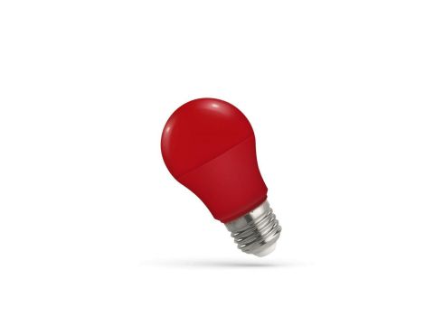 LED GLS E-27 230V 4.9W CZERWONY SPECTRUM