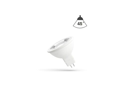 Żarówka LED MR16 12V 4W SMD 45 st NW z soczewką SPECTRUM