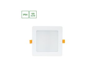 DURE 3 DOWNLIGHT 12W WW 230V 110st IP54 IK06 145x145x34 BIAŁY kwadratowa zasilacz zintegrowany