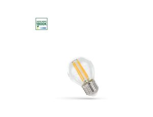 LED KULKA E-27 230V 6W COG 1800K CLEAR SPECTRUM