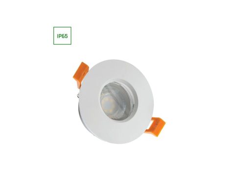 FIALE IV GU10 OCZKO GU10 250V IP65 FI83x51mm BIAŁY okrągła