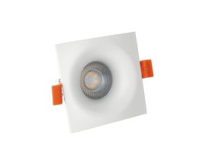 FIALE V GU10 OCZKO GU10 250V IP20 85x85x35mm BIAŁY kwadrat.