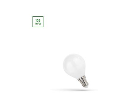 Żarówka LED KULKA E-14 230V 4W COG NW MILKY SPECTRUM