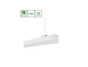 LIMEA SLIM 2 HERMETYK 60W WW 230V 120st IP66 IK08 1700x65x67mm BIAŁY 5 lat gw. bez kabla