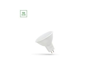 Żarówka LED MR16 12V 4W SMD CW Z MLECZNĄ SZYBKĄ SPECTRUM