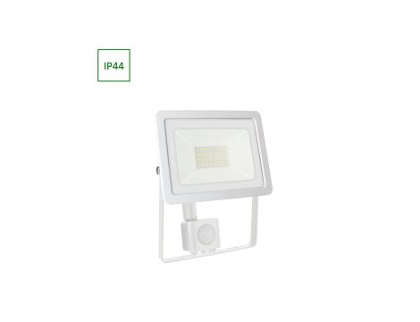 NOCTIS LUX 2 NAŚWIETLACZ 30W NW 230V IP44 188x160x28mm BIAŁY czujnik ruchu PIR