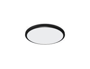 Lampa sufitowa plafon natynkowy okrągły PLANAR LED 24W barwa neutralna czarny 04209 STRUHM