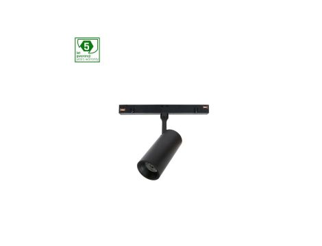 SYSTEM SHIFT - SPOT S oprawa na szynoprzewód 35x140x178mm 6W 24st czarny 5 lat gw