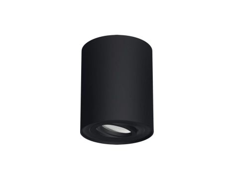 Lampa plafon tuba reflektor HARY C czarny natynkowa GU10 03713 STRUHM