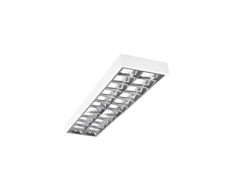 Kanlux oprawa rastrowa natynkowa NOTUS 3WS EVG 236 NT, 2x36W, G13, T8, IP20, biała, 295x1225mm
