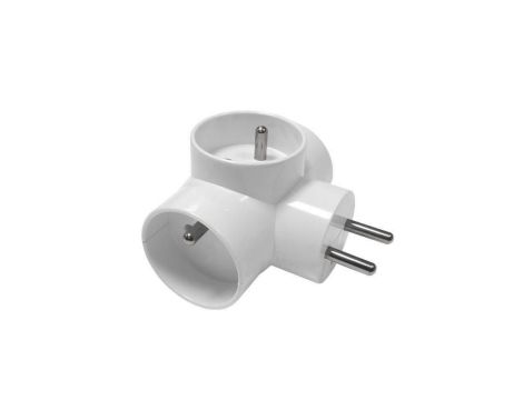 Kanlux rozgałęźnik wtyczkowy ZARK KRW-3 IP20, trzy nowe wjścia