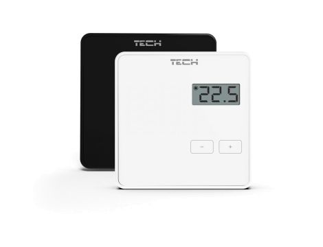 SINUM R-8b Regulator pokojowy bezprzewodowy kolor czarny