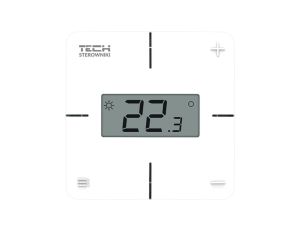 SINUM R-8x Regulator pokojowy bezprzewodowy mechaniczny kolor biały