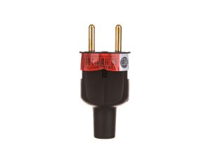 HELMO Wtyczka przenośna 2P 16A czarna 050181