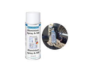 Powłoka antykorozyjna aluminiowa (matowa) Aluminium Spray A-100 400ml WEICON