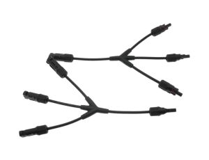 Złącze fotowoltaiczne MC4 typ Y potrójne 2,5-4mm2 6mm2 IP67 1000V DC