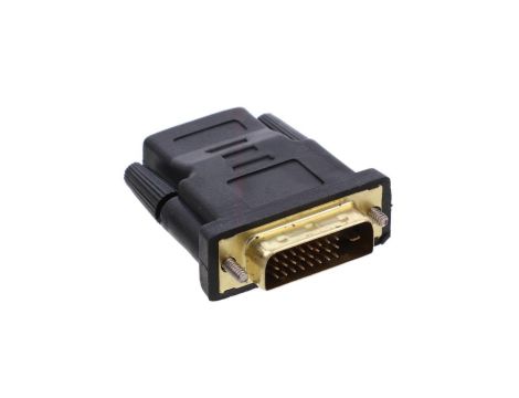 Adapter HDMI(F)-DVI-D(M) czarny AD-0010-BK
