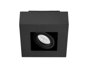 Oprawa Natynkowa Ruchoma SPOT GU10 Kwadrat Czarna AURI LUMILED