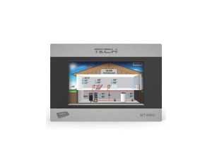 TECH ST-280 + ST-260 - Regulator pokojowy z komunikacją RS dotykowy kolor czarny
