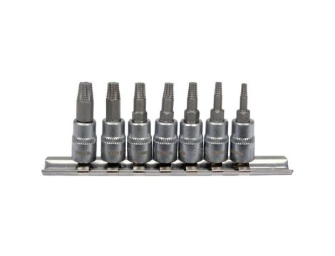 ZESTAW BITÓW DO OBROBIONYCH ŚRUB TORX, 7SZT.