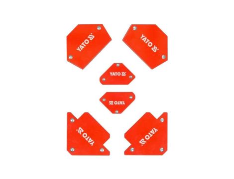 ZESTAW SPAWALNICZYCH KĄTOWNIKÓW MAGNET. 6 SZT.