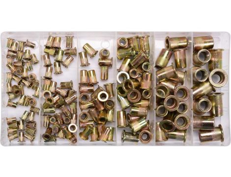 ZESTAW NITONAKRĘTEK STALOWYCH M3- M10, 150SZT