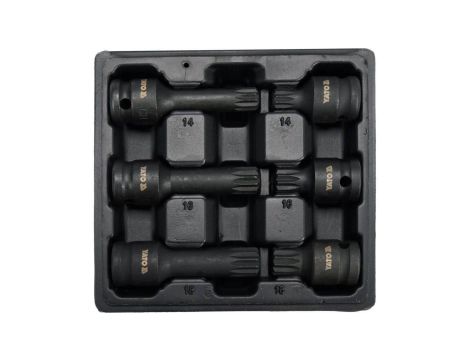 ZESTAW UDAROWYCH KLUCZY TRZPIENIOWYCH SPLINE 1/2