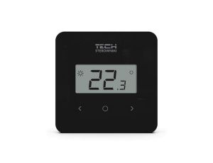 TECH T-2.2 - Regulator pokojowy bezprzewodowy dwustanowy kolor czarny
