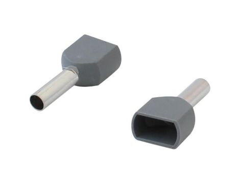 Końcówka tulejkowa izolowana podwójna 2*2.5MM 10 SZTUK