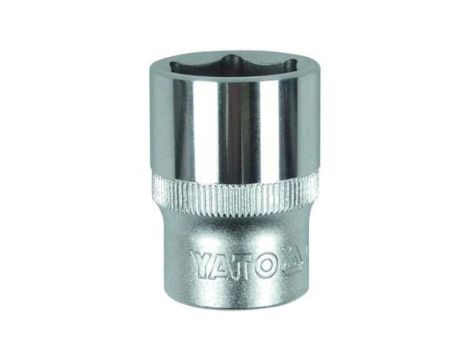 NASADKA KRÓTKA 6-KĄTNA CHROMOWANA 1/2 9MM