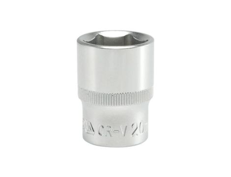 NASADKA KRÓTKA 6-KĄTNA CHROMOWANA 1/2 20MM