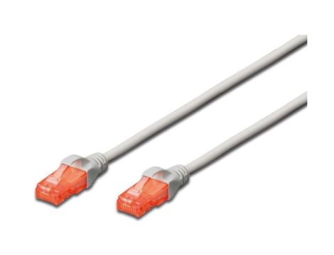 Kabel krosowy (Patch Cord) U/UTP kat. 6 szary 10m DK-1612-100