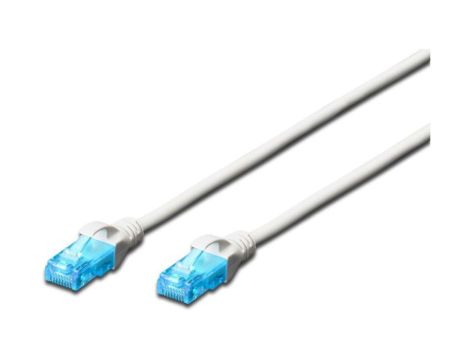 Kabel krosowy (Patch Cord) U/UTP kat. 5e biały 0,5m DK-1512-005/WH