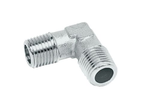 Kolanko gwintowane G 1/4 GZ, mosiądz niklowany